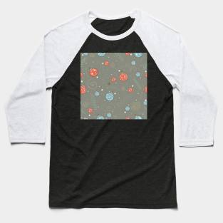 Winter Ornament Pattern Baseball T-Shirt